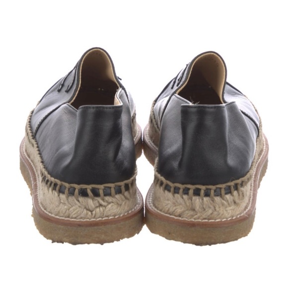 🔥CHANEL🔥AUTHENTIC🔥INTERLOCKING CC LOGO LAMBSKIN ESPADRILLES LIKE NEW - Picture 5 of 10